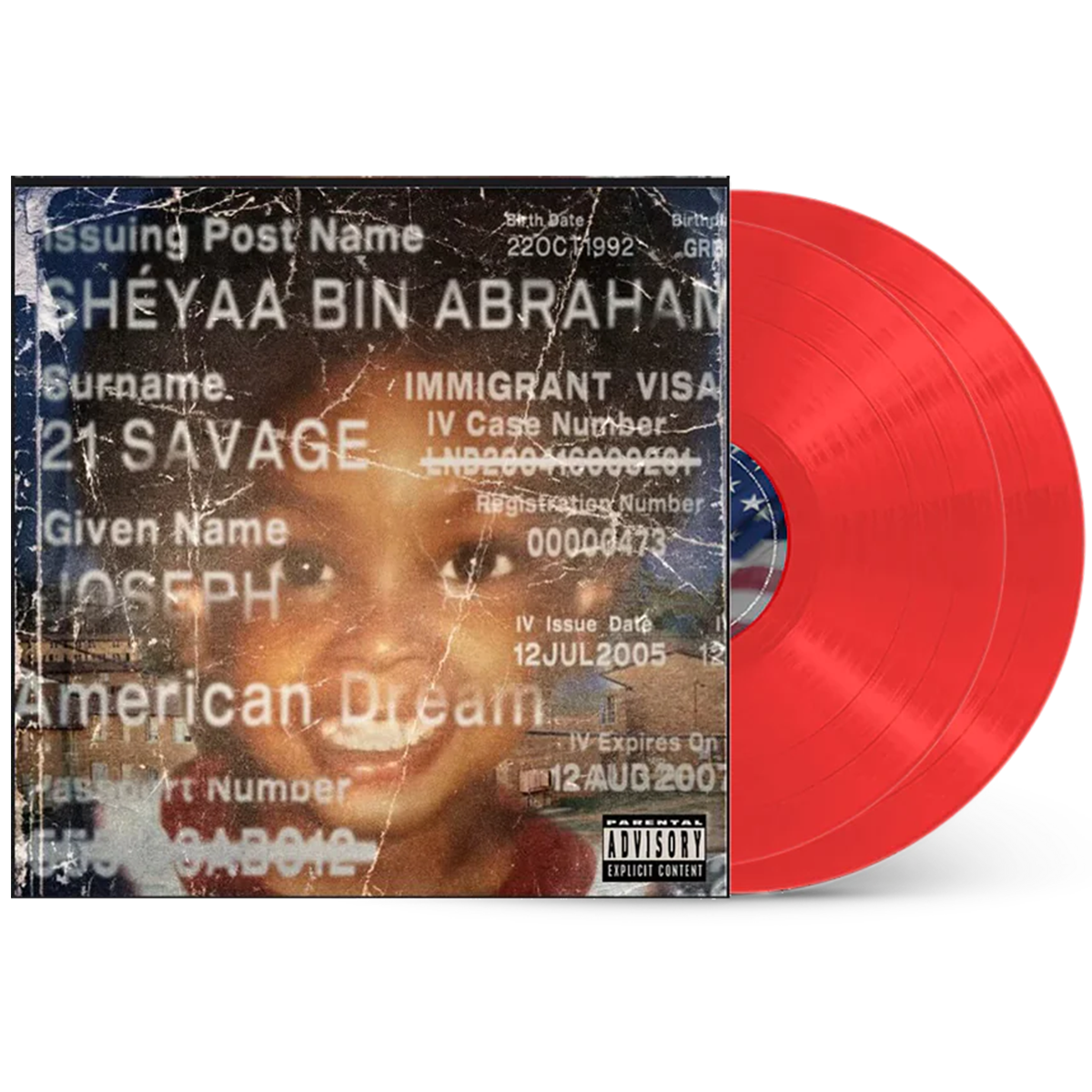 American Dream Translucent Red 2LP Vinyl